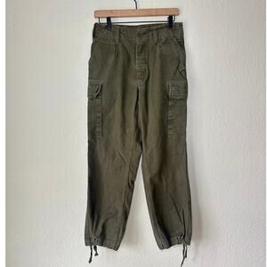 Vintage German Military Cargo Pants Olive Army Surplus Utility gorpcore